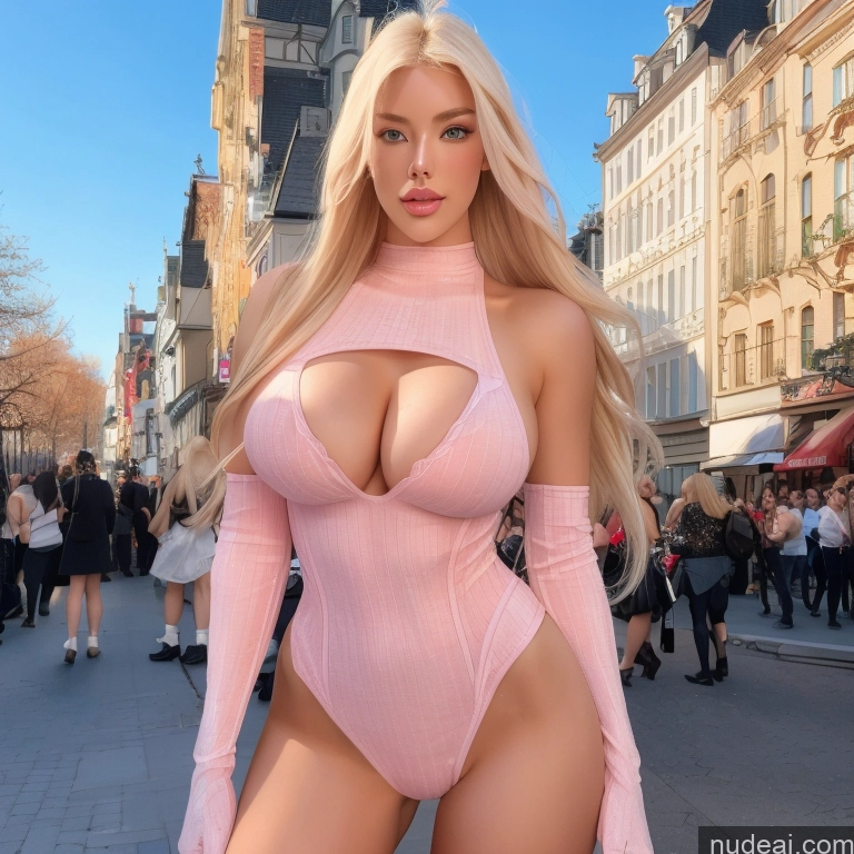 Bimbo 20s 30s Several Straight Blonde Scandinavian Full Frontal Nude