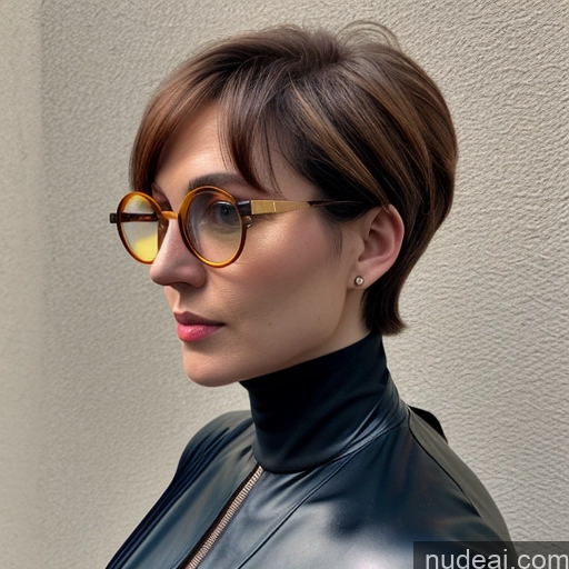 related ai porn images free for 60s Short Hair Czech Bedroom Shirt Woman Ginger Glasses