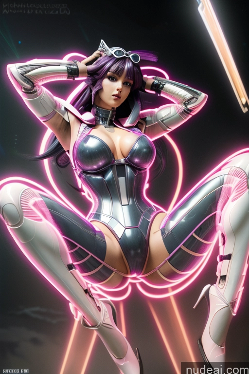 related ai porn images free for SuperMecha: A-Mecha Musume A素体机娘 Huge Tits, Hard Nipples Purple Hair POV Focus Sex Dress Pants Neon Lights Clothes: Purple Futuristic Prvc, Girl, Pov, Penis