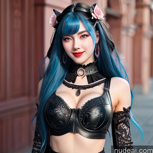 Better Leggins - Goth MuQingQing Kasumi Busty 18 Happy Blue Hair