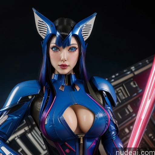 related ai porn images free for Plastic And Latex Deep Blue Eyes SuperMecha: A-Mecha Musume A素体机娘