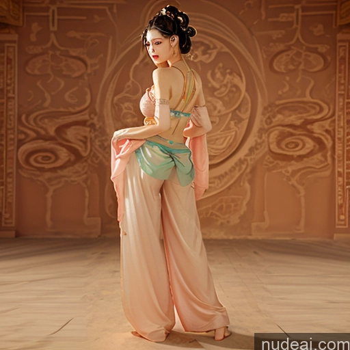 Nude Dunhuang (敦煌) V2 Dress Pants Back View