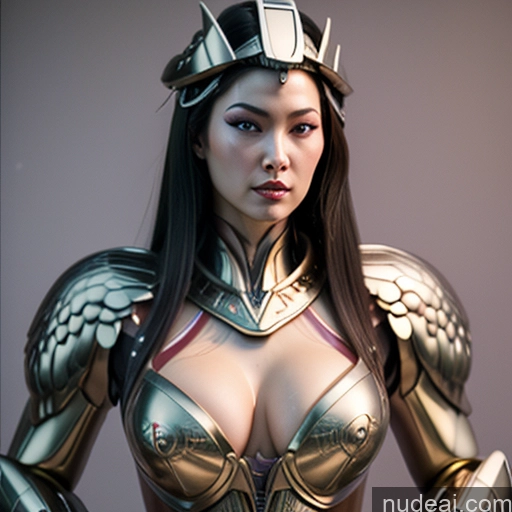 ai nude image of pics of MuQingQing Perfect Boobs Close-up View ARC: A-Mecha Musume A素体机娘 Fantasy Armor Mech Suit Military Ninja