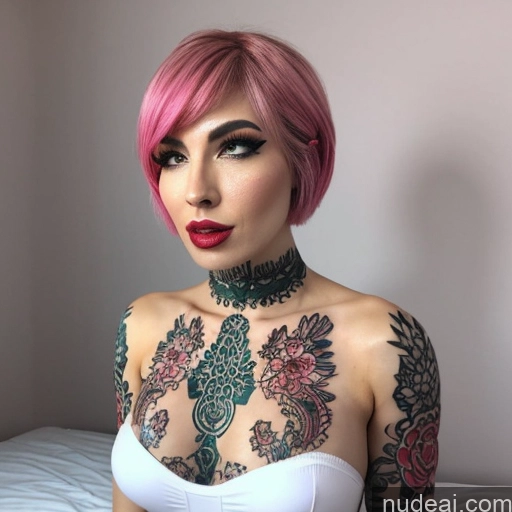 related ai porn images free for Ahegao Pink Hair Bobcut 3d Alternative Strip Club Latex Blowjob Transparent Wine One Lipstick Tattoos Short Hair Oiled Body Front View