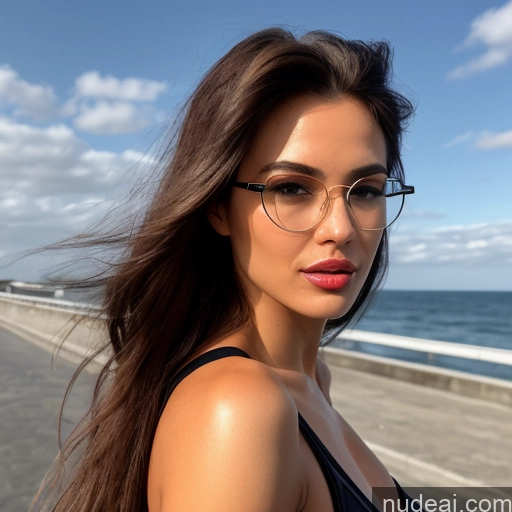 ai nude image of pics of Miss Universe Model Athlete One Perfect Boobs Small Tits Beautiful Glasses Lipstick Big Ass Tall Perfect Body Long Hair Dark Skin 18 Seductive Straight Beach Gaming Front View Nude Ginger White