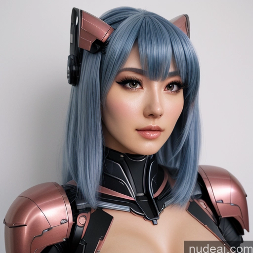 related ai porn images free for Girl Nude Mecha Musume + Gundam + Mecha Slider Cyberpunk Blue Hair