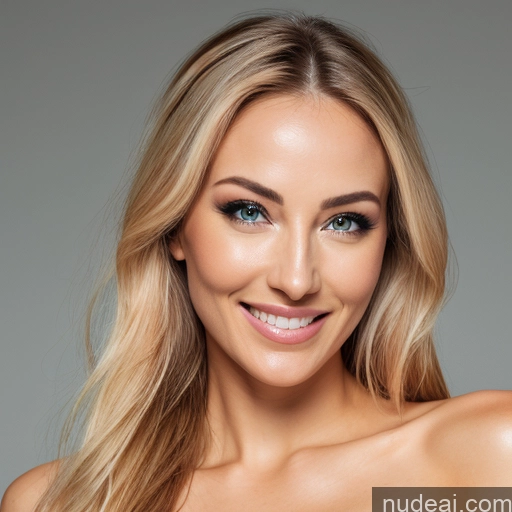 related ai porn images free for Woman Skinny Fairer Skin Happy Blonde Ponytail French Soft + Warm Front View Nude Topless