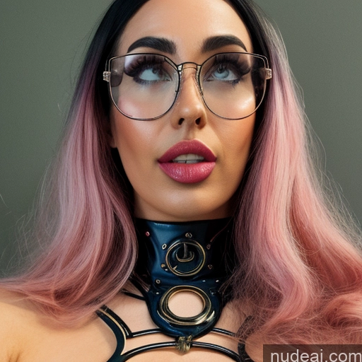 related ai porn images free for Woman Milf One Huge Boobs Glasses Big Ass Thick Ahegao Orgasm Black Hair Latina Front View Blowjob Nude