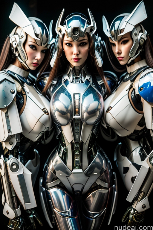 Nude SuperMecha: A-Mecha Musume A素体机娘 A1: A-Mecha Musume A素体机娘 Mech Suit Fantasy Armor Steampunk Superhero Sci-fi Armor Haute Couture V4