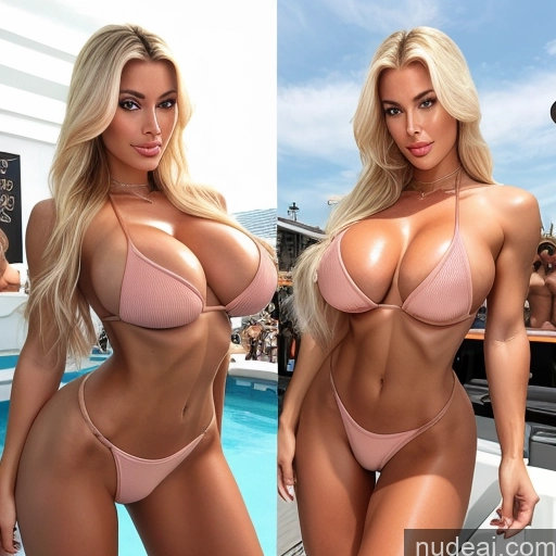 related ai porn images free for Bimbo Milf Model Two Huge Boobs Busty Pubic Hair 20s Happy Blonde Scandinavian Mirror Selfie Front View Back View T-pose Nude Cleavage Jewelry Bright Lighting Detailed Full Frontal Strip Club Several Muscular Short Tanned Skin Woman Skinny