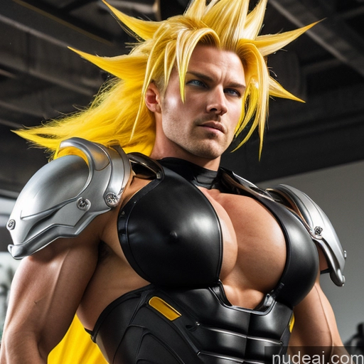 ai nude image of pics of Super Saiyan 4 Super Saiyan Muscular REN: A-Mecha Musume A素体机娘