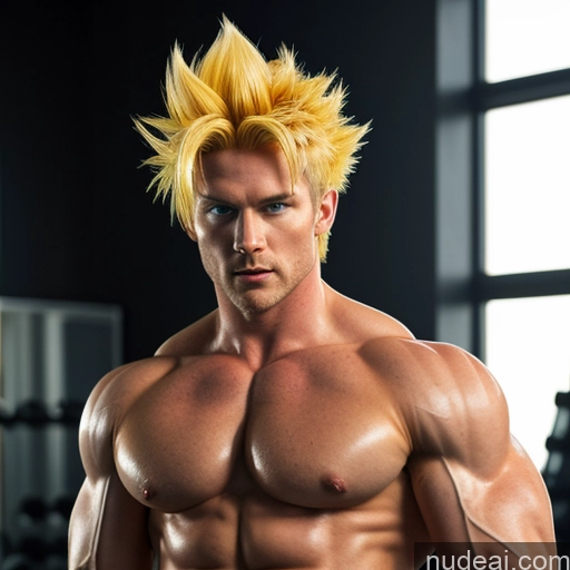 related ai porn images free for Super Saiyan 4 Super Saiyan Muscular Deep Blue Eyes Cyborg Style Cyborg Android Science Fiction Style