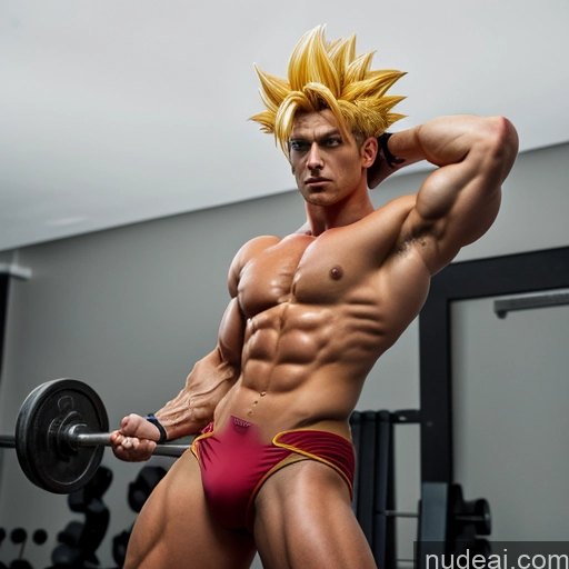 Super Saiyan 4 Super Saiyan Muscular Cyborg Style Cyborg Android 1boutx