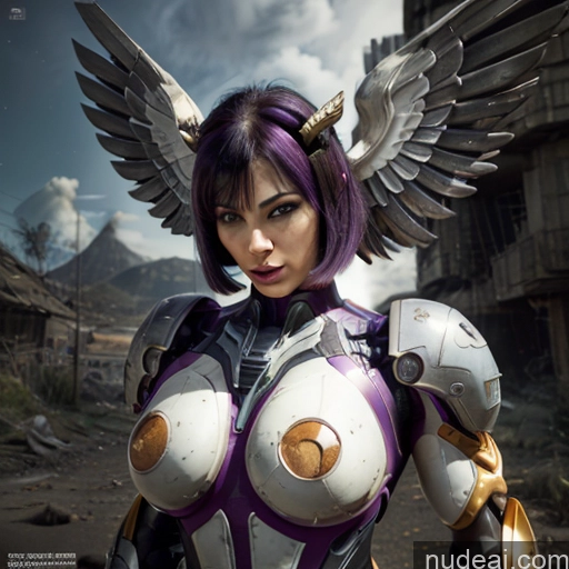 related ai porn images free for Cyborg Woman Bobcut Asian Latina Front View Black Hair Purple Hair Mech Suit Sci-fi Armor Bodybuilder Busty Space Suit Abs SuperMecha: A-Mecha Musume A素体机娘 Battlefield Angel Has Wings Neon Lights Clothes: Purple Science Fiction Style