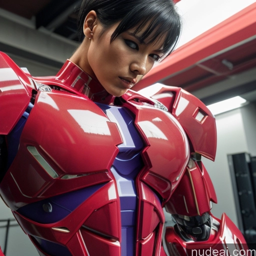 related ai porn images free for Cyborg Woman Bobcut Asian Latina Front View Black Hair Purple Hair Busty Abs SuperMecha: A-Mecha Musume A素体机娘 Neon Lights Clothes: Purple Muscular Bodybuilder Mecha Musume + Gundam + Mecha Slider