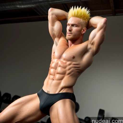 ai nude image of pics of Super Saiyan 4 Super Saiyan Muscular