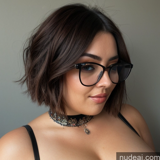 related ai porn images free for Woman One Perfect Boobs Glasses Big Ass Chubby Big Hips Short Short Hair 20s Seductive Blonde Front View Straddling Choker Maid Micro Skirt Cleavage Dark Lighting