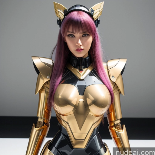 related ai porn images free for SuperMecha: A-Mecha Musume A素体机娘 Gold Jewelry 18 Nude Rainbow Haired Girl