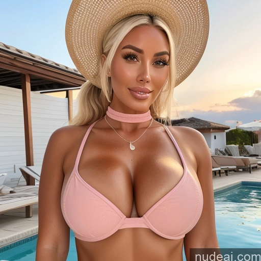 related ai porn images free for Busty Huge Boobs Bimbo T-pose Front View Full Frontal Nude Choker 30s Blonde Ponytail Hair Bun Straight Hot Tub Bathing Happy Orgasm Seductive Beautiful Tanned Skin Sunglasses Several Two