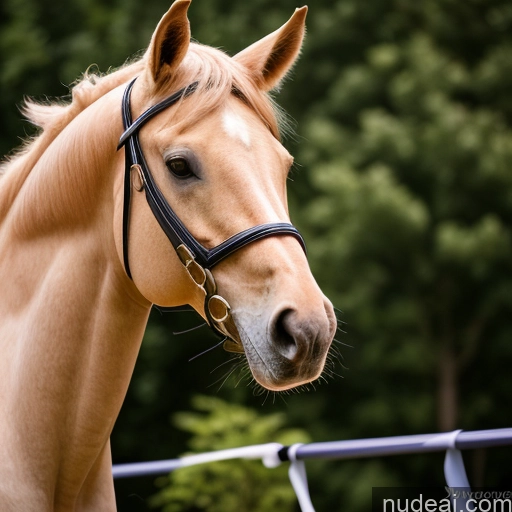 ai nude image of pics of Wooden Horse Looking At Sky Athlete