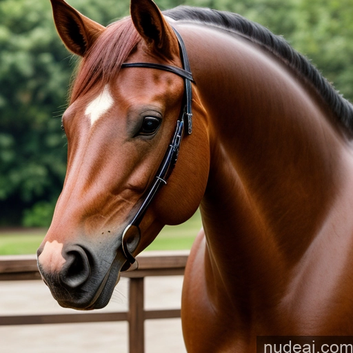 ai nude image of pics of Wooden Horse Looking At Sky