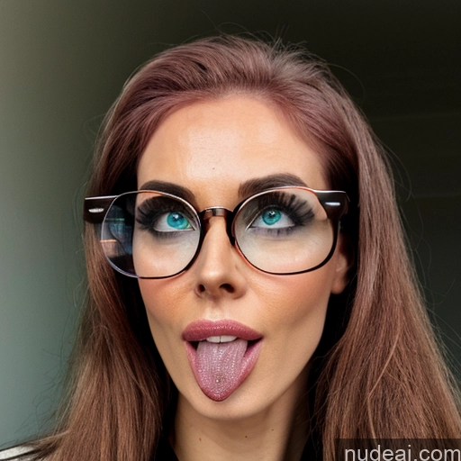 related ai porn images free for Milf One Busty Huge Boobs Glasses Skinny 20s Ginger Russian Front View Nude Detailed Ahegao