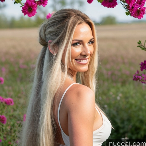 related ai porn images free for 40s Happy Orgasm Sexy Face Blonde Ponytail Messy Straight Scandinavian Swedish Two Huge Boobs Busty Long Hair Milf Illustration Yoga Pants Cleavage Topless T-pose Front View Full Frontal Beautiful Nude Bright Lighting Meadow