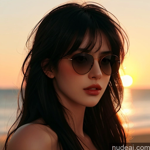 related ai porn images free for Nude Sunglasses Bangs Wavy Hair