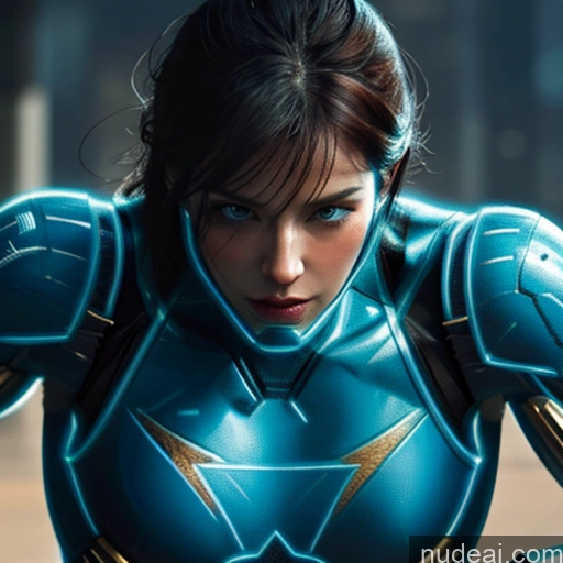 related ai porn images free for Superhero Woman Busty Muscular Abs Blue Hair Deep Blue Eyes Front View Bodybuilder Perfect Boobs Skin Detail (beta) Captain Marvel Neon Lights Clothes: Blue Cosplay Detailed SuperMecha: A-Mecha Musume A素体机娘 Battlefield Science Fiction Style