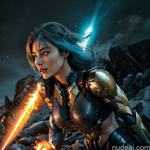 related ai porn images free for Woman Bodybuilder Busty Muscular Abs Perfect Boobs Blue Hair Skin Detail (beta) Front View Cosplay Superhero Detailed Captain Marvel Has Wings Angel SuperMecha: A-Mecha Musume A素体机娘 Battlefield Cyborg