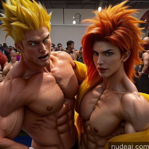 related ai porn images free for Two Several Super Saiyan 4 Super Saiyan Bodybuilder