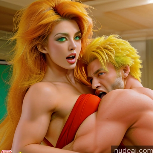 related ai porn images free for Two Several Super Saiyan 4 Super Saiyan Bodybuilder Tittysuck