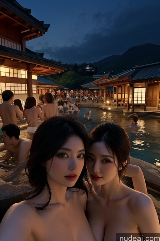 related ai porn images free for Two Several Looking At Sky Onsen