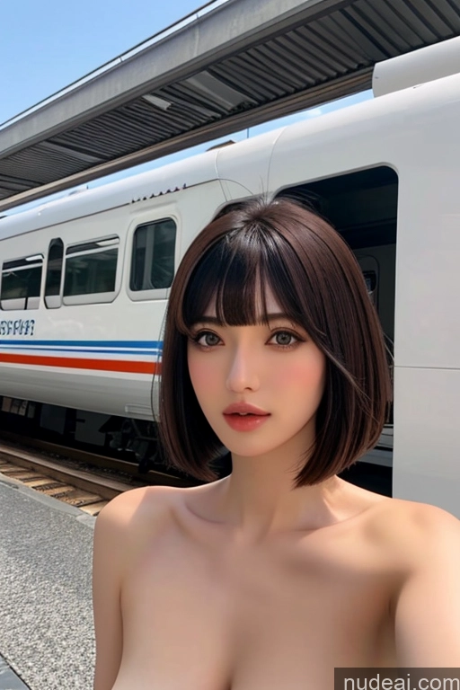 related ai porn images free for Looking At Sky Hime Cut Nude Train