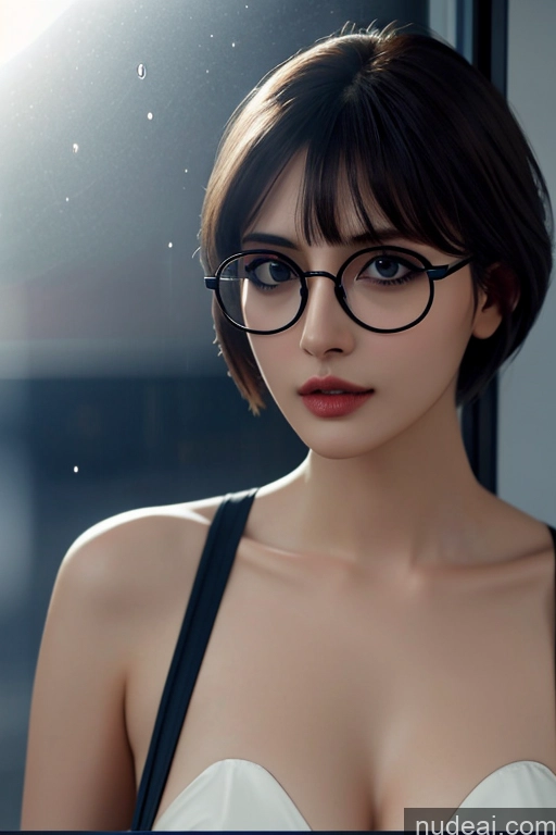 related ai porn images free for Looking At Sky Hime Cut Nude Train Busty Glasses