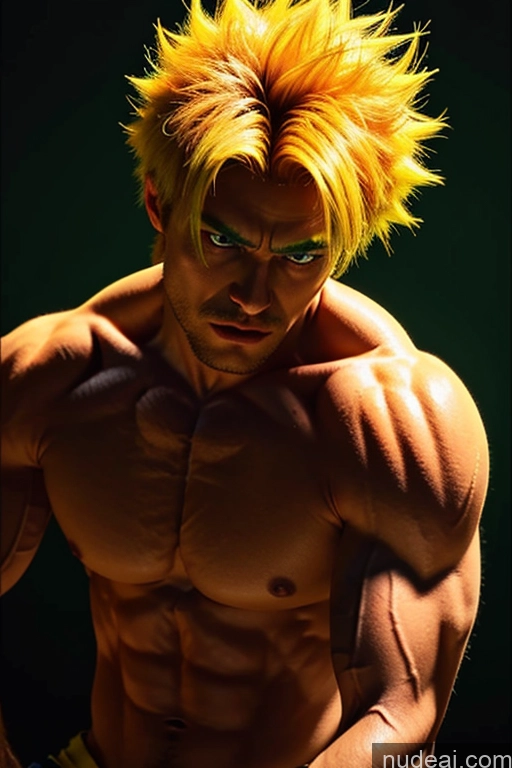 related ai porn images free for Bodybuilder Super Saiyan Super Saiyan 4 Bodypaint