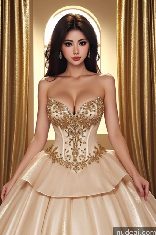 related ai porn images free for BarbieCore Haute Couture | Ball Gown Gold Jewelry