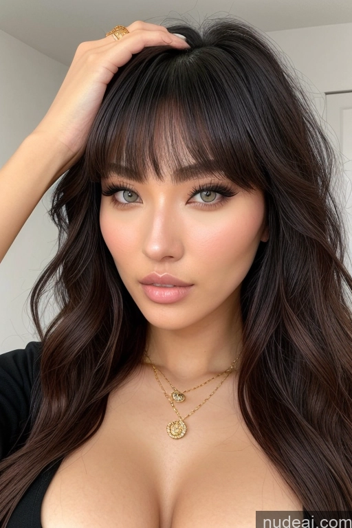 related ai porn images free for 18 Bangs Wavy Hair Diamond Jewelry Gold Jewelry Asian Korean Japanese