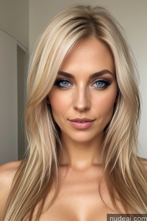 related ai porn images free for Fairer Skin Blonde Messy Swedish Soft + Warm Front View Nude