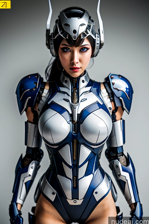 ai nude image of arafed woman in a futuristic suit posing for a picture pics of A1: A-Mecha Musume A素体机娘