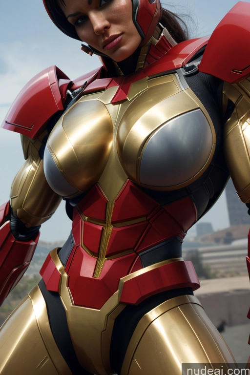 related ai porn images free for Superhero Cosplay Captain Marvel Power Rangers Woman Bodybuilder Busty Abs Front View SuperMecha: A-Mecha Musume A素体机娘 Science Fiction Style Battlefield Muscular