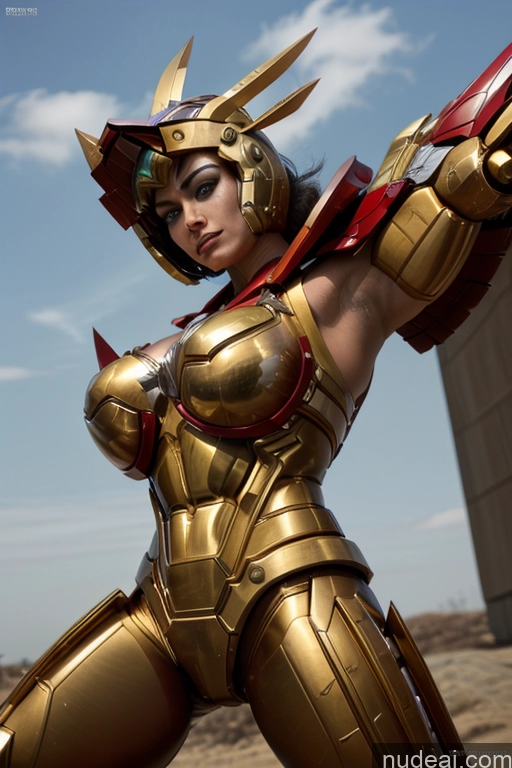 related ai porn images free for Superhero Captain Marvel SuperMecha: A-Mecha Musume A素体机娘 Woman Busty Abs Front View Bodybuilder Muscular Has Wings Angel