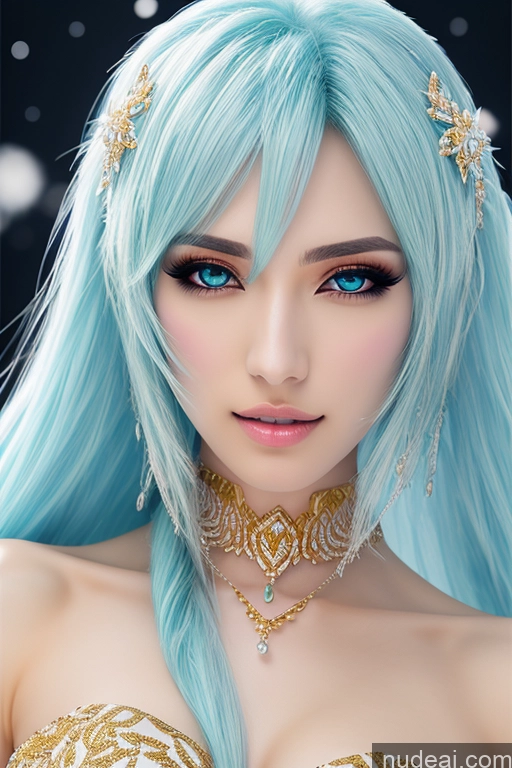 Elemental Series - Ice Snow Diamond Jewelry Gold Jewelry Pearl Jewelry Transparent Hatsune Miku