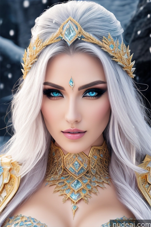 Diamond Jewelry Gold Jewelry Elemental Series - Ice Snow Fantasy Armor