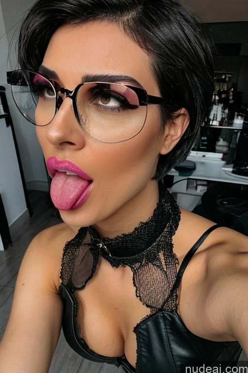 related ai porn images free for Woman Two Perfect Boobs Glasses Perfect Body Short Hair 20s Orgasm Ahegao Black Hair Japanese Pixie Spreading Legs Boots Corset Crop Top Dominatrix High Heels Cleavage