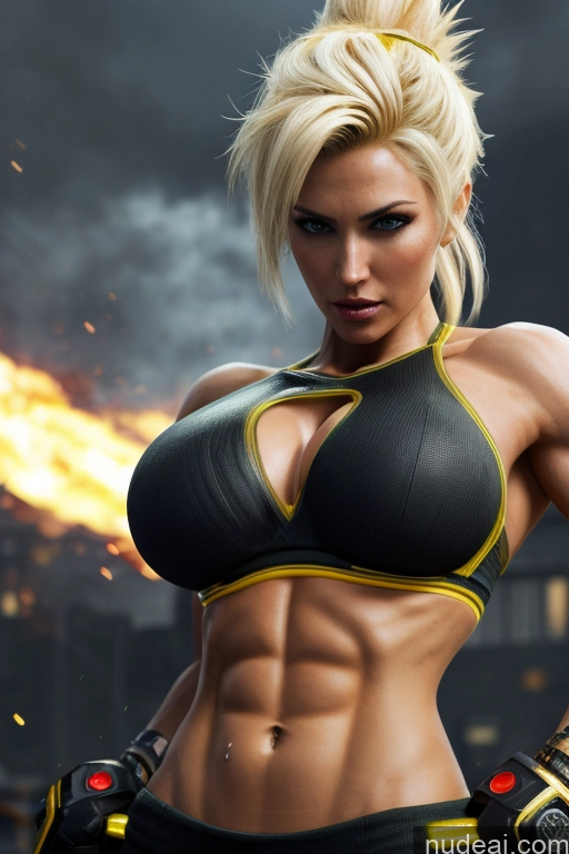 related ai porn images free for Super Saiyan Busty Muscular Front View Cyborg Woman Science Fiction Style Neon Lights Clothes: Yellow Blonde Battlefield Neon Lights Clothes: Orange Cosplay Abs