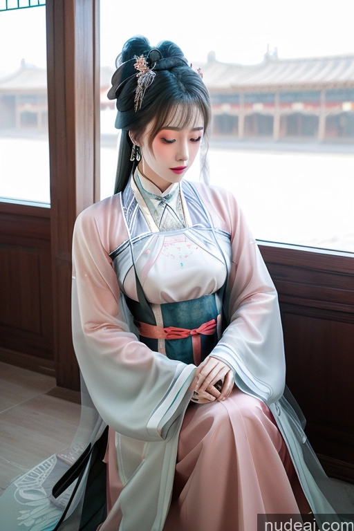 related ai porn images free for TangWuTong Busty Snow Hanfu V3