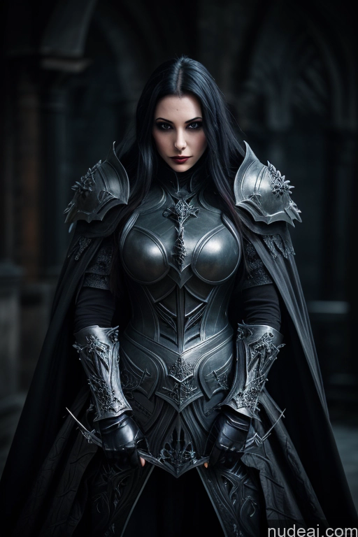 Dark Lighting Detailed Knight Death Knight Paladin Fashion Vampire Medieval Goth Dark_Fantasy_Style Dark Fantasy Film Photo