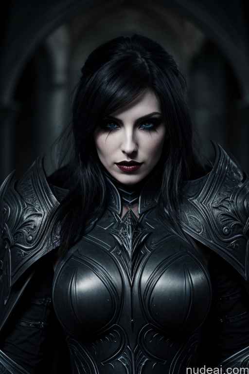 Dark Lighting Detailed Death Knight Paladin Fashion Vampire Medieval Goth Dark_Fantasy_Style Dark Fantasy Film Photo