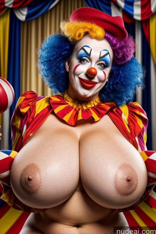 Clown At The Circus Huge Boobs